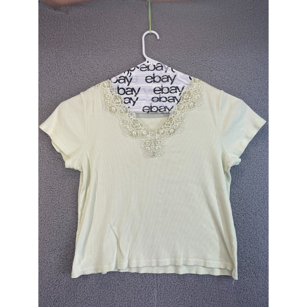 First Issue Liz Claiborne‎ Top Womens Large  Short Sleeve Shirt